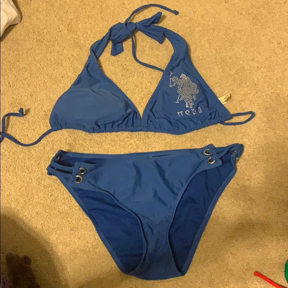 Blue Polo Bikini